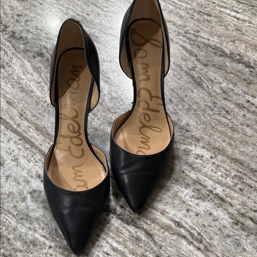Sam Edelman Black Jaina D’orsay Heel-3”